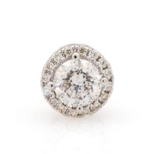 Round Halo Pendant
