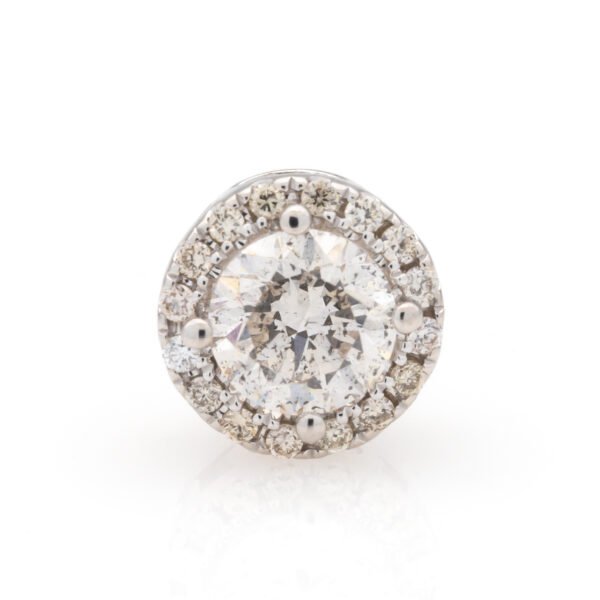 Round Halo Pendant