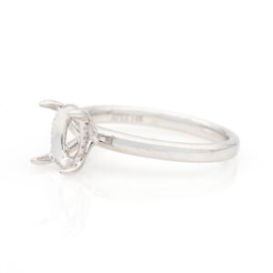 Fancy Shape Hidden Halo Ring Mounting