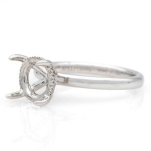 Hidden Halo Ring Mounting