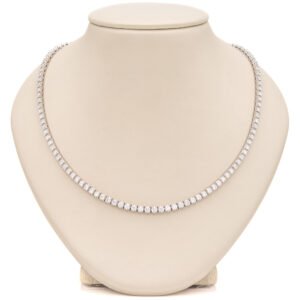 Pyramid Tennis Necklace