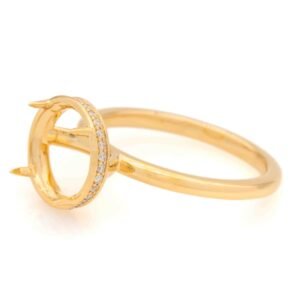 Hidden Halo Ring Mounting