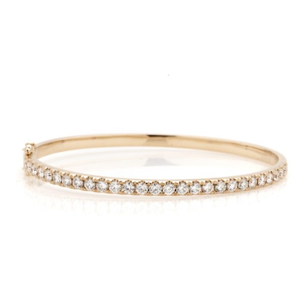 Single Row Bangle Bracelet
