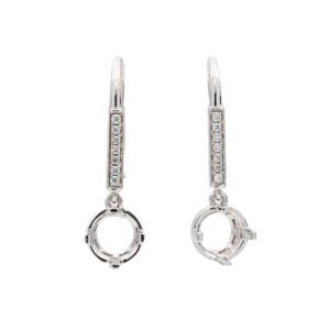 Drop Fashion Earrings Mounting