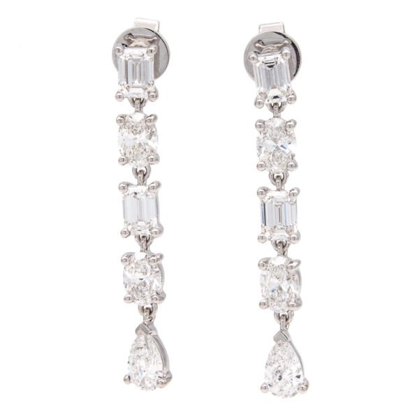 Fancy Shape Dangle Earrings