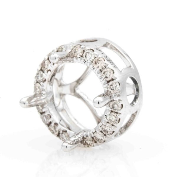 Round Halo Pendant Mounting