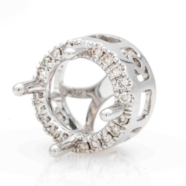 Round Halo Pendant Mounting