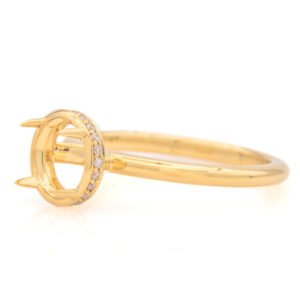 Hidden Halo Ring Mounting