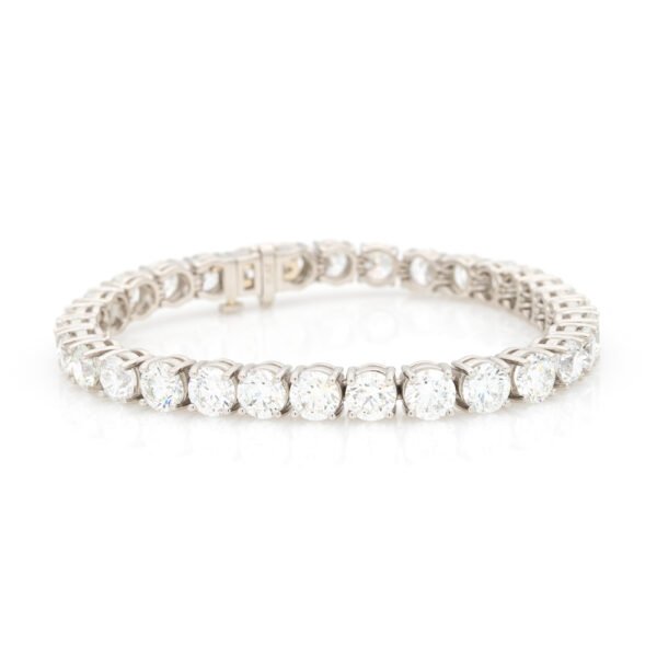 Rounded Link Tennis Bracelet