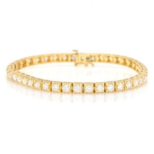 Pyramid Tennis Bracelet