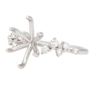 Fancy Shape Accented Ring Mounting