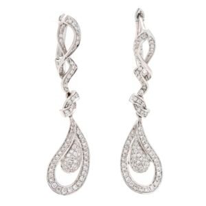 Pave Fashion Earrings