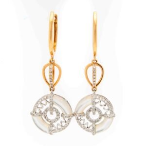 Diamond Dangle Earrings