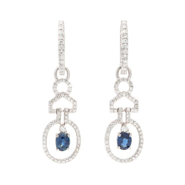 Gemstone Dangle Earrings