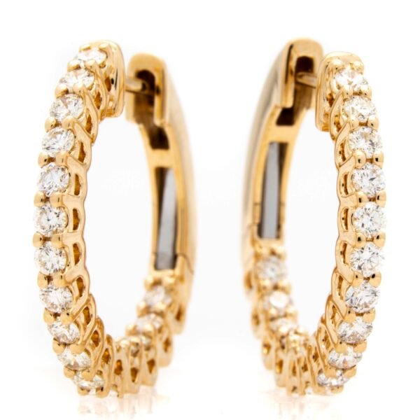 Round Hoop Earrings