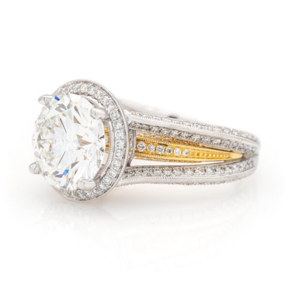 SplitShank Halo Ring