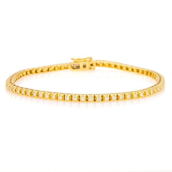 Pyramid Tennis Bracelet