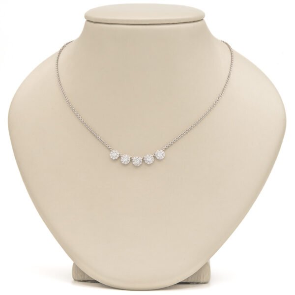 Halo Plate Style Fashion Necklace