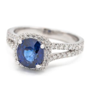 Gemstone Halo Ring Mounting