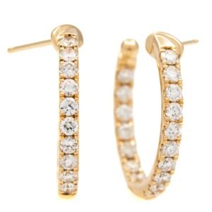 Round Hoop Earrings
