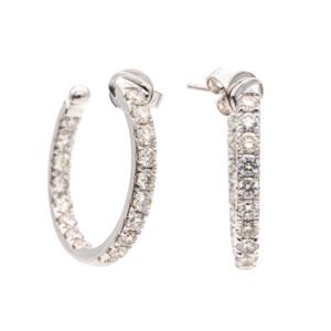 Round Hoop Earrings