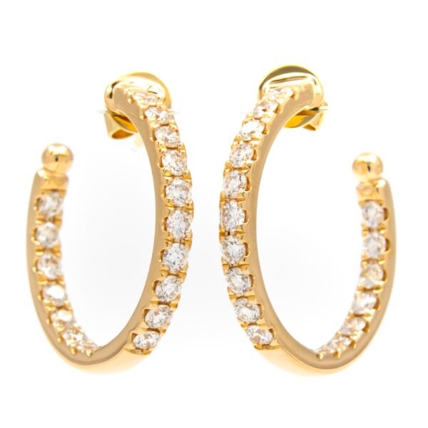 Round Hoop Earrings