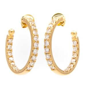 Round Hoop Earrings