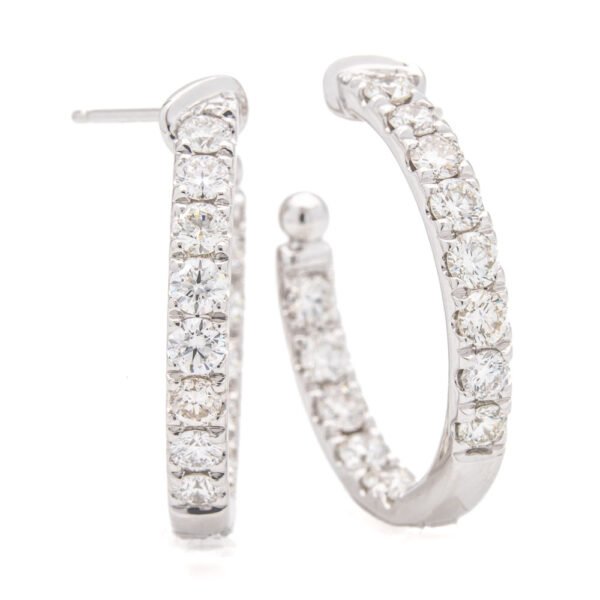 Round Hoop Earrings