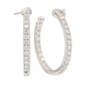 Round Hoop Earrings