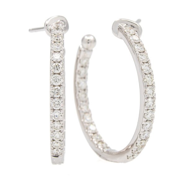 Round Hoop Earrings