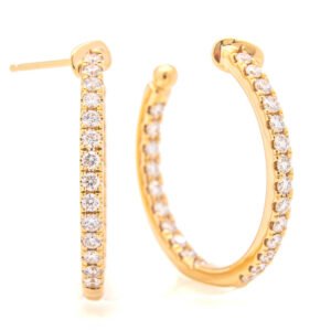 Round Hoop Earrings