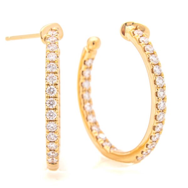 Round Hoop Earrings