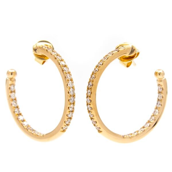 Round Hoop Earrings