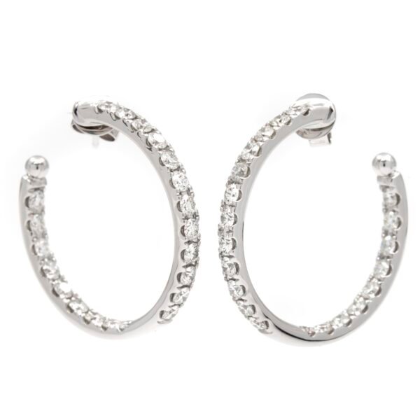 Round Hoop Earrings