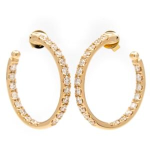 Round Hoop Earrings
