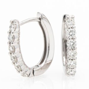 Round Hoop Earrings