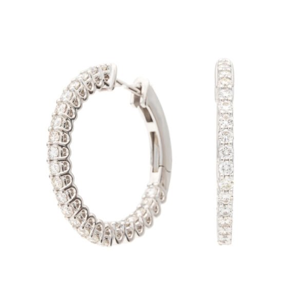 Round Hoop Earrings