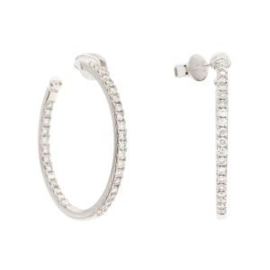 Round Hoop Earrings