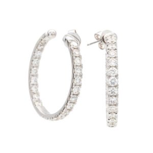 Round Hoop Earrings