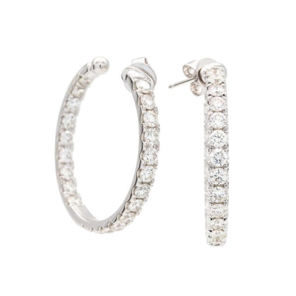 Round Hoop Earrings