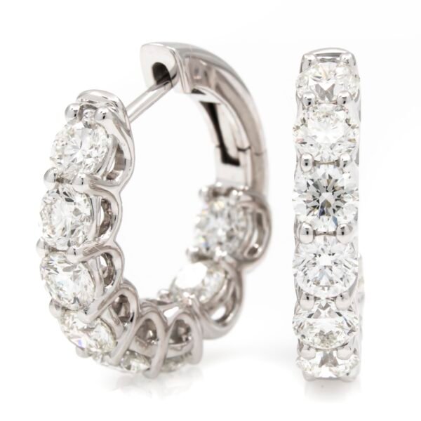 Round Hoop Earrings