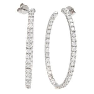 Round Hoop Earrings