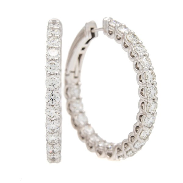 Round Hoop Earrings
