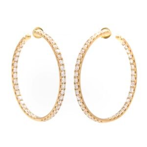 Round Hoop Earrings