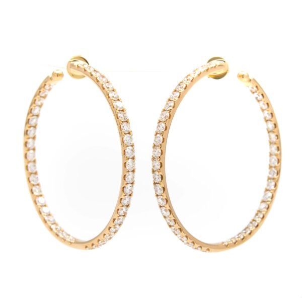Round Hoop Earrings