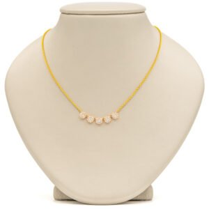 Halo Plate Style Fashion Necklace