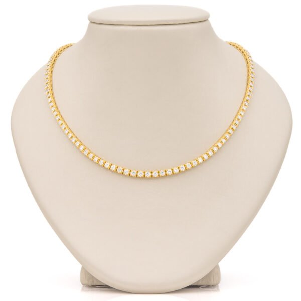 Pyramid Tennis Necklace