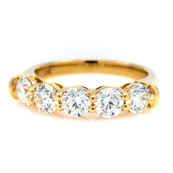 Round Multi-Stone Band Mounting
