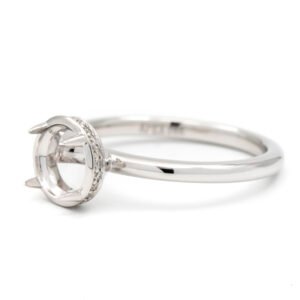 Hidden Halo Ring Mounting