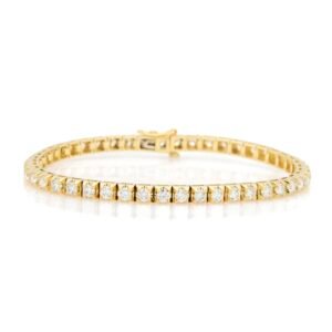 Pyramid Tennis Bracelet